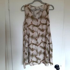 Tropical Patterned Linen Dress - Rachel Zoe - Small